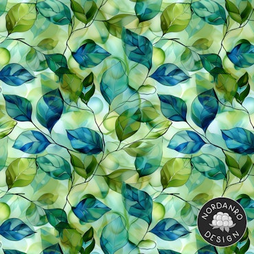 Ink Leaf Viscose Jersey