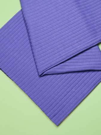 Wide Derby Rib Violet Blue