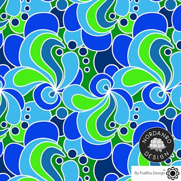 Lydia Candy Blue Jersey
