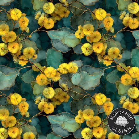 Ink Wattle Poplin