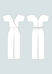 Wide-leg jumpsuit (XL-3XL)