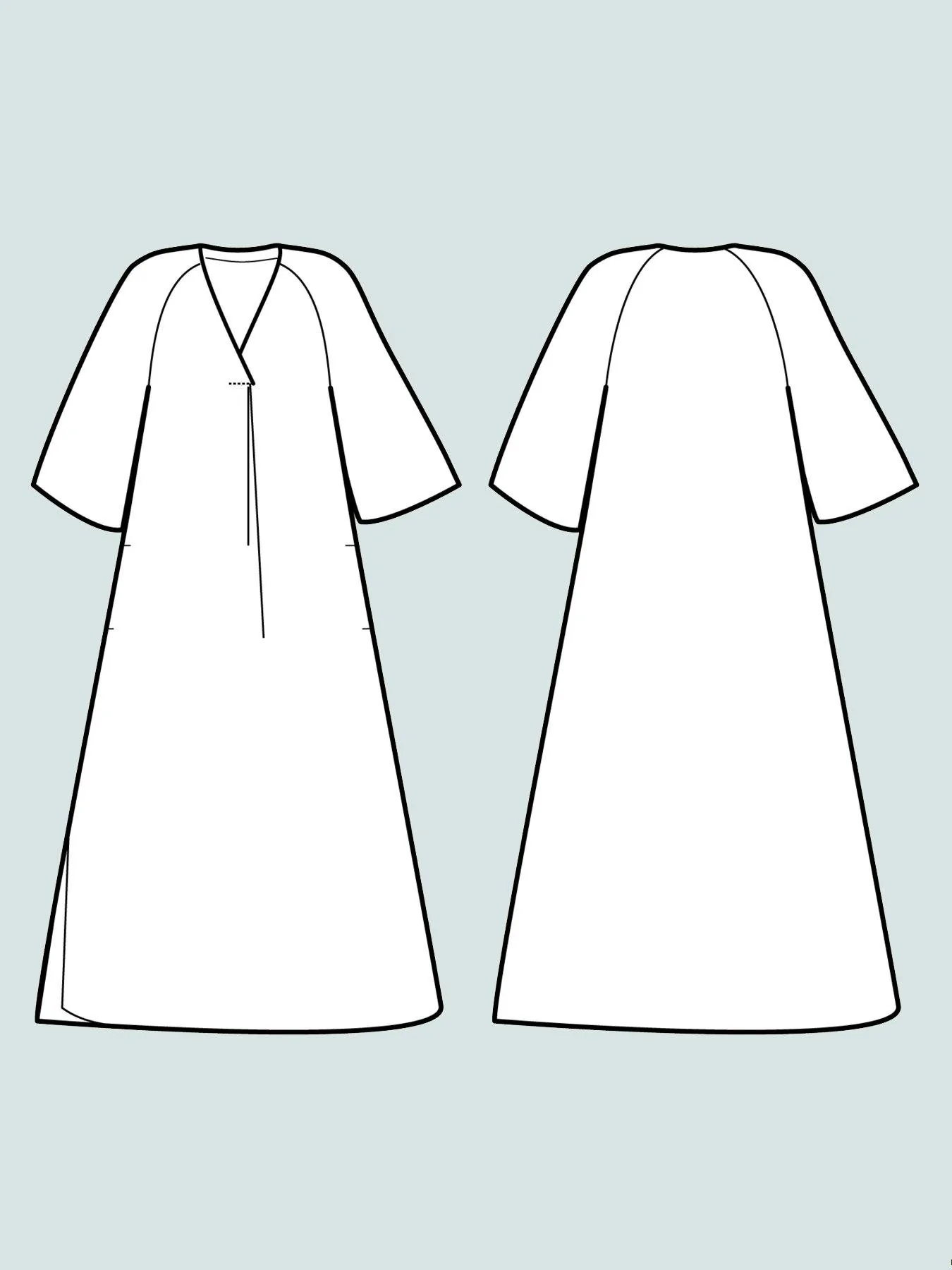 Kaftan dress (XL-3XL)