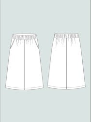 A-line midi skirt (XL-3XL)