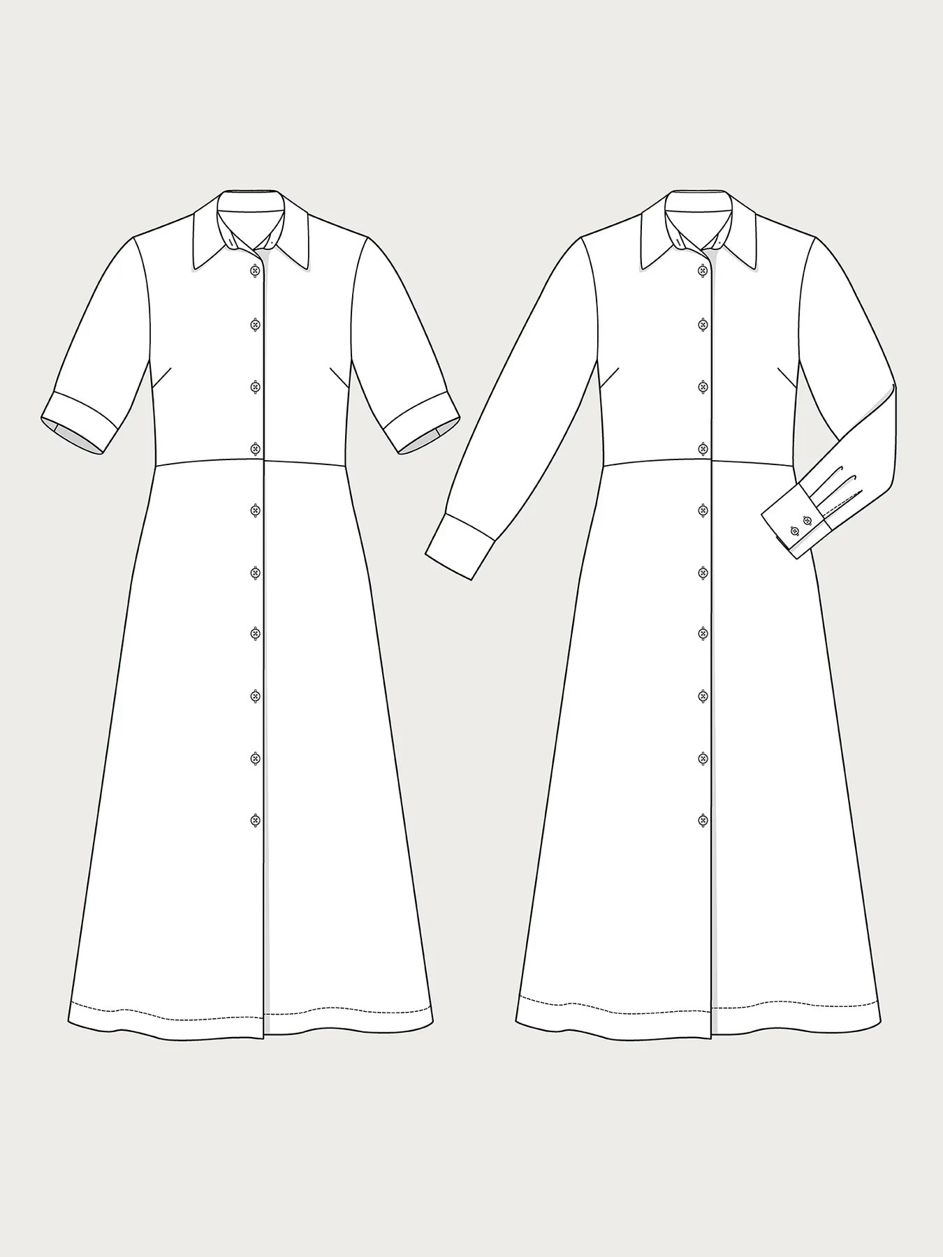 Shirt Dress (XL-3XL)