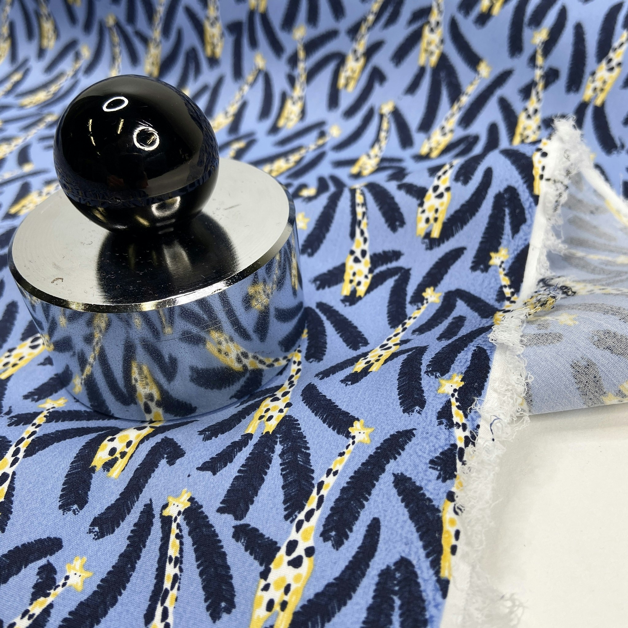 1,6m Bomull/elastan Poplin giraffer