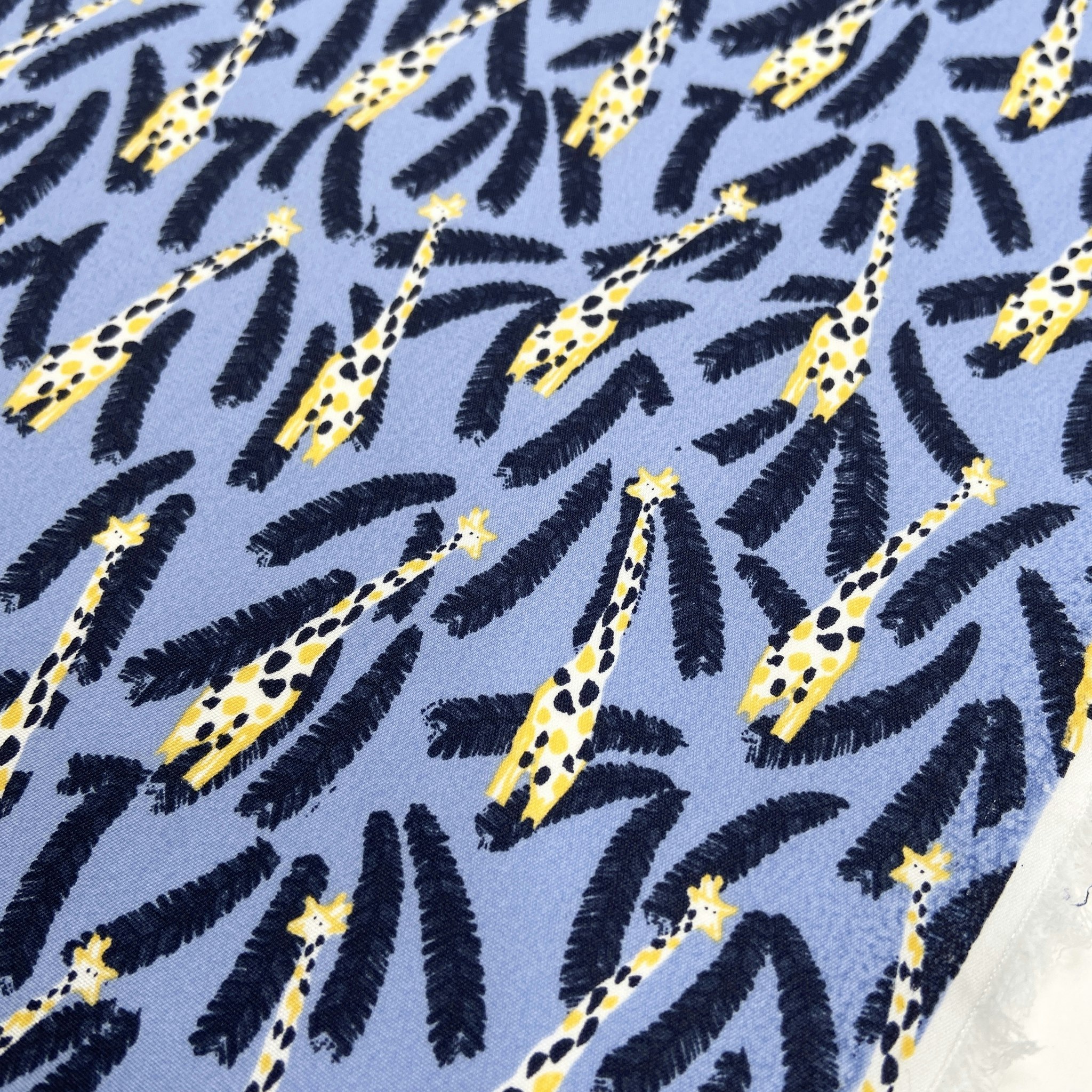 1,6m Bomull/elastan Poplin giraffer