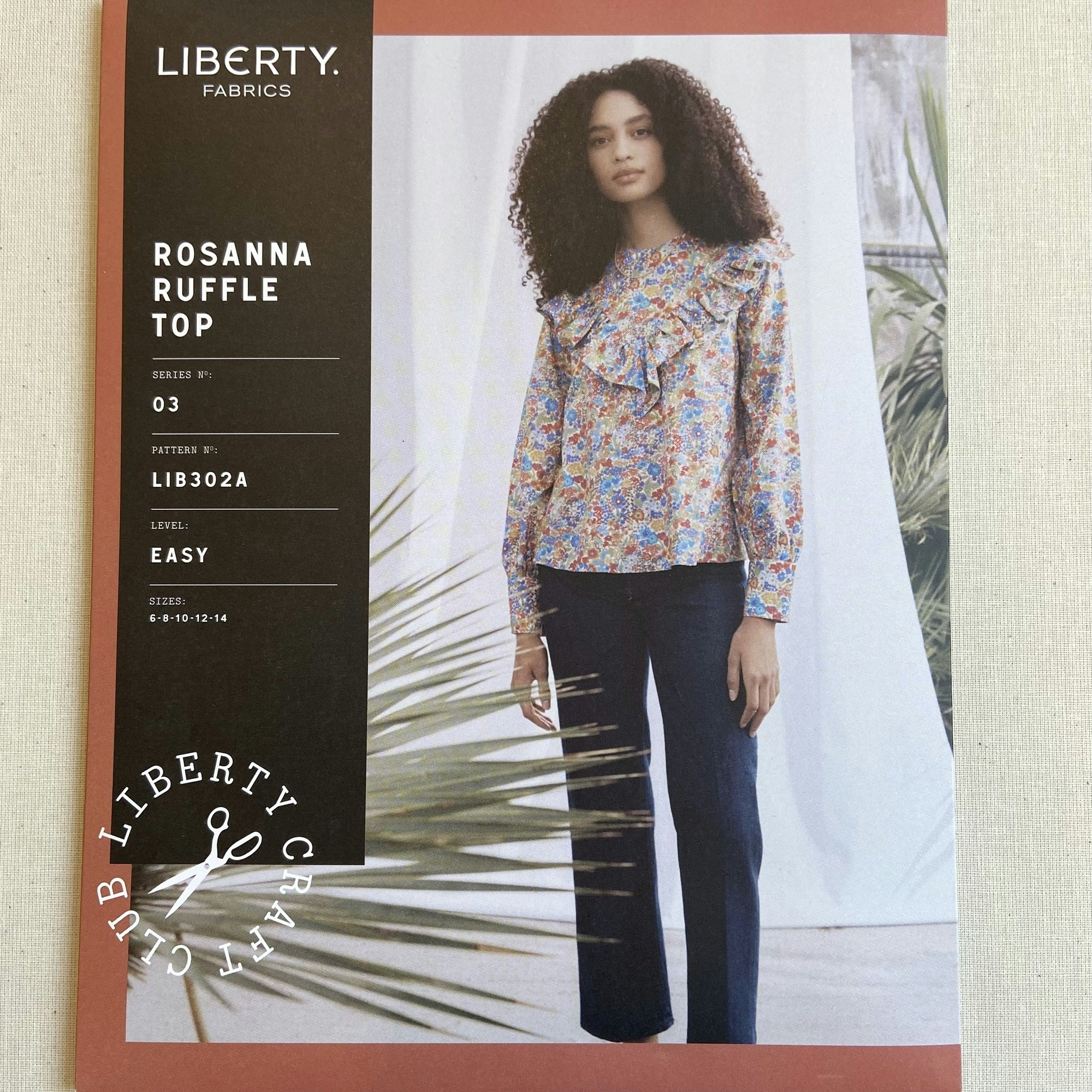 Rosanna Ruffle Top stl 34-42