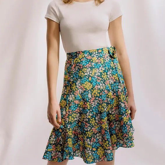 Zina wrap skirt stl 42-50