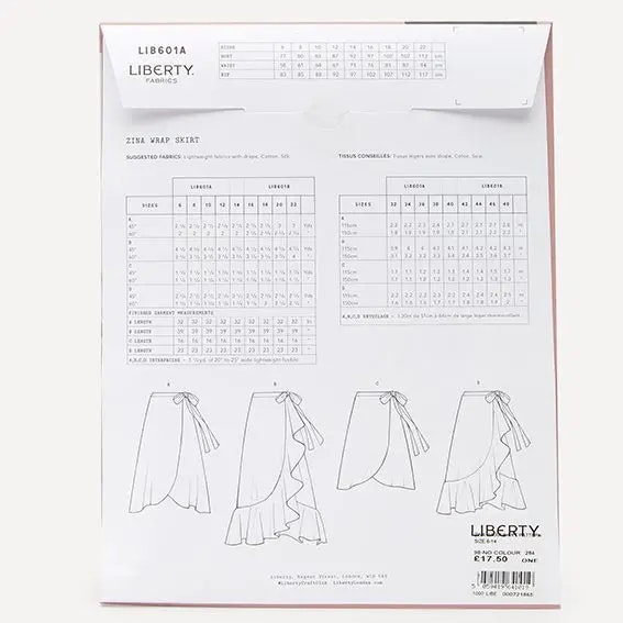 Zina wrap skirt stl 42-50