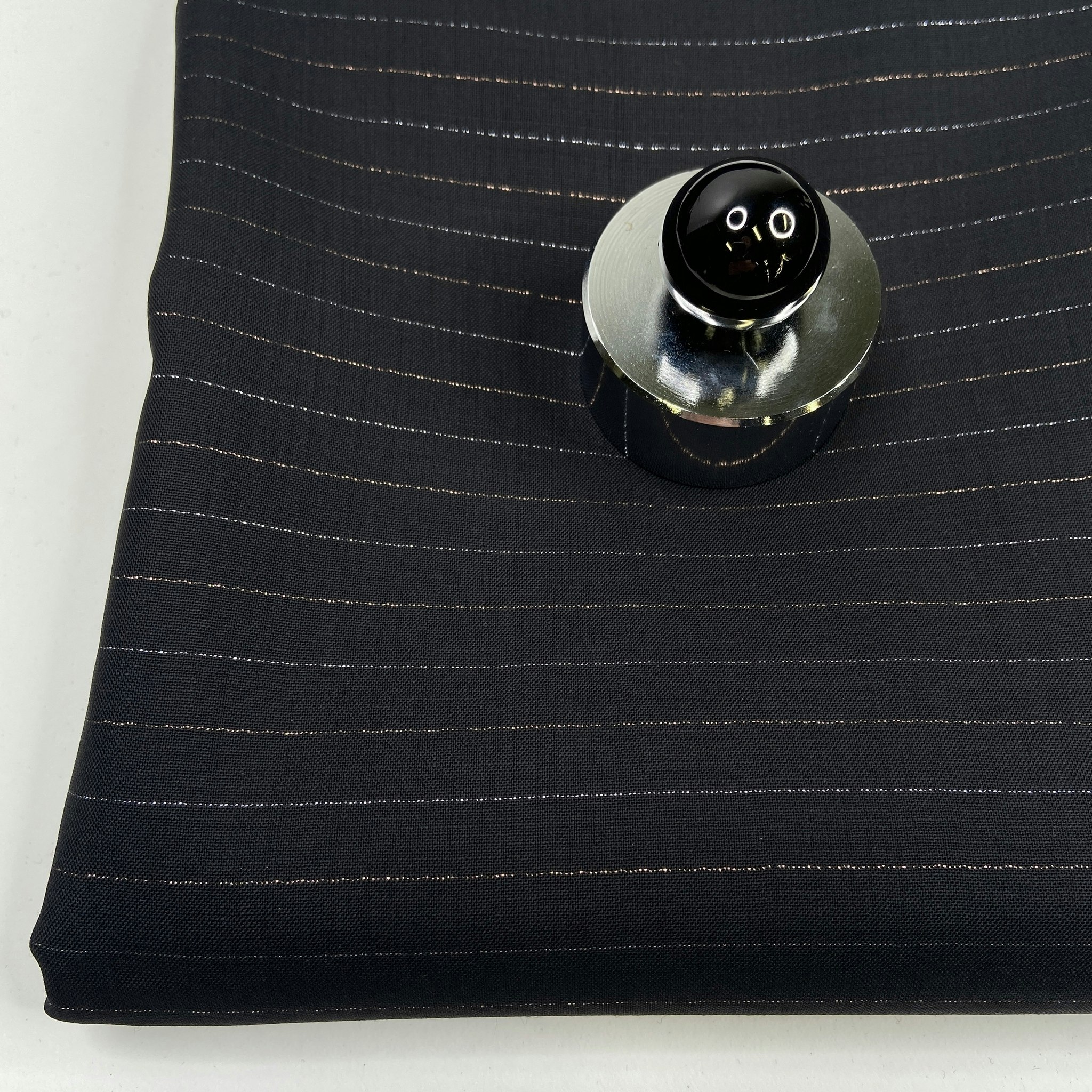 2,8m ull/lurex, svart, Oscar de la R