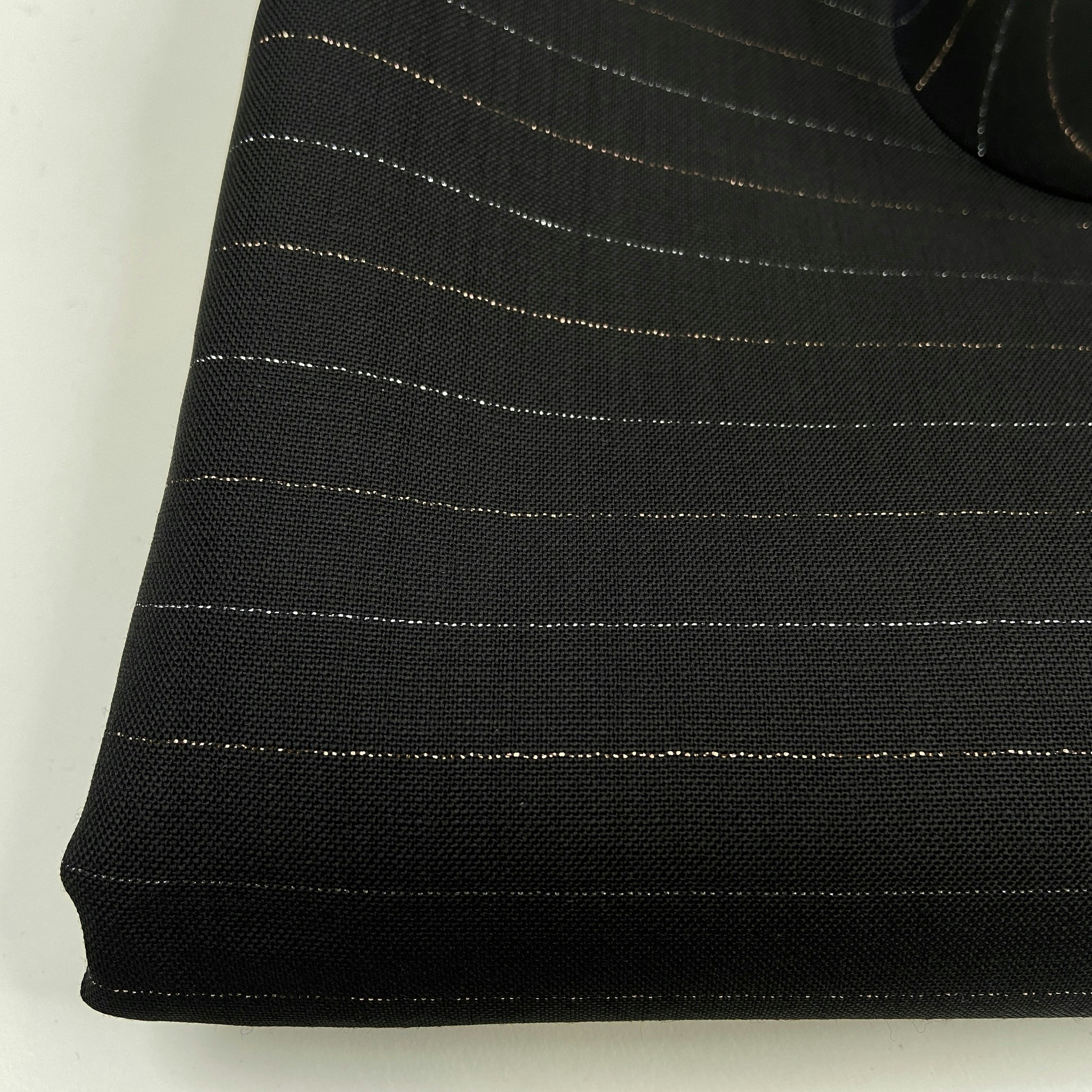 2,8m ull/lurex, svart, Oscar de la R