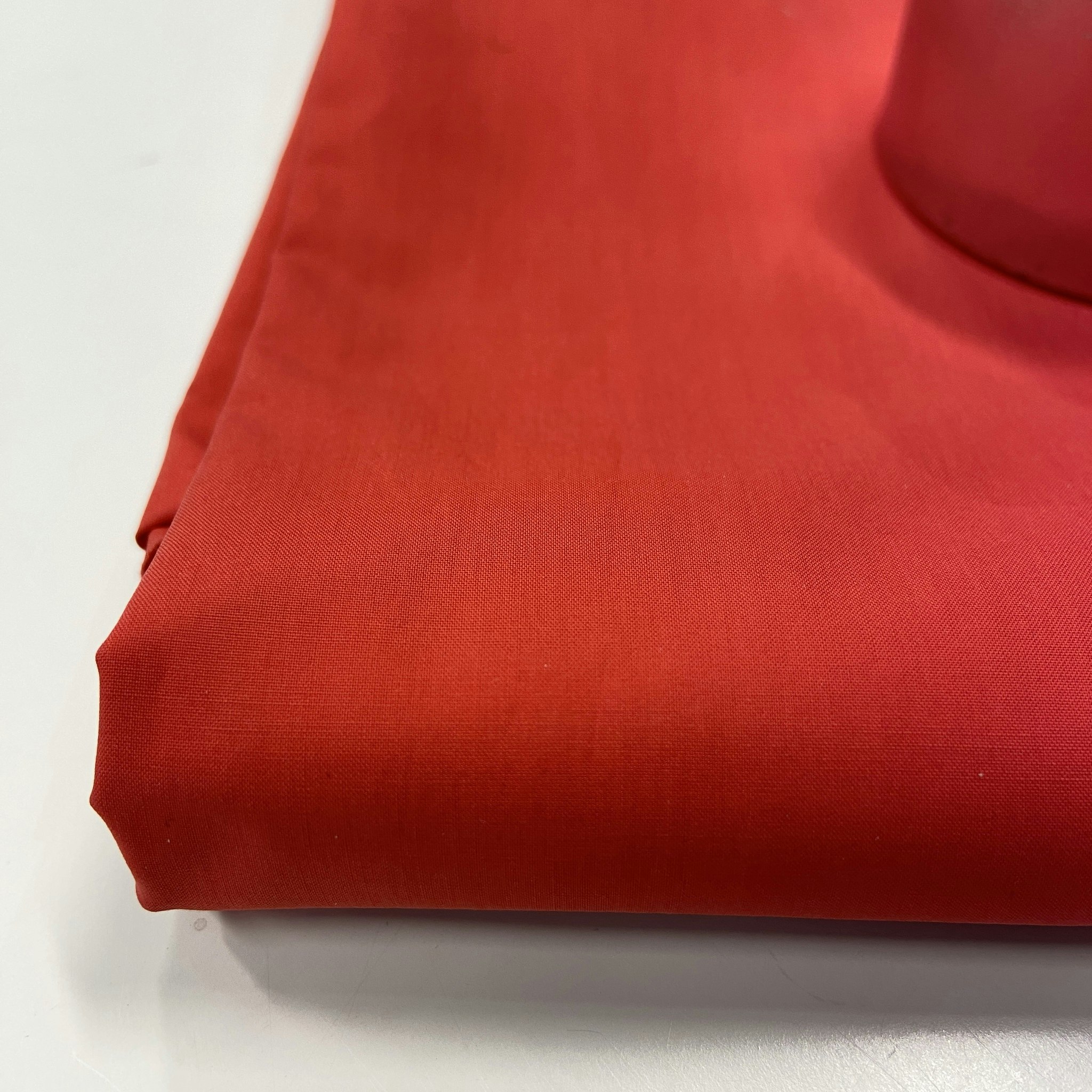 2,6m Bomull Poplin Röd