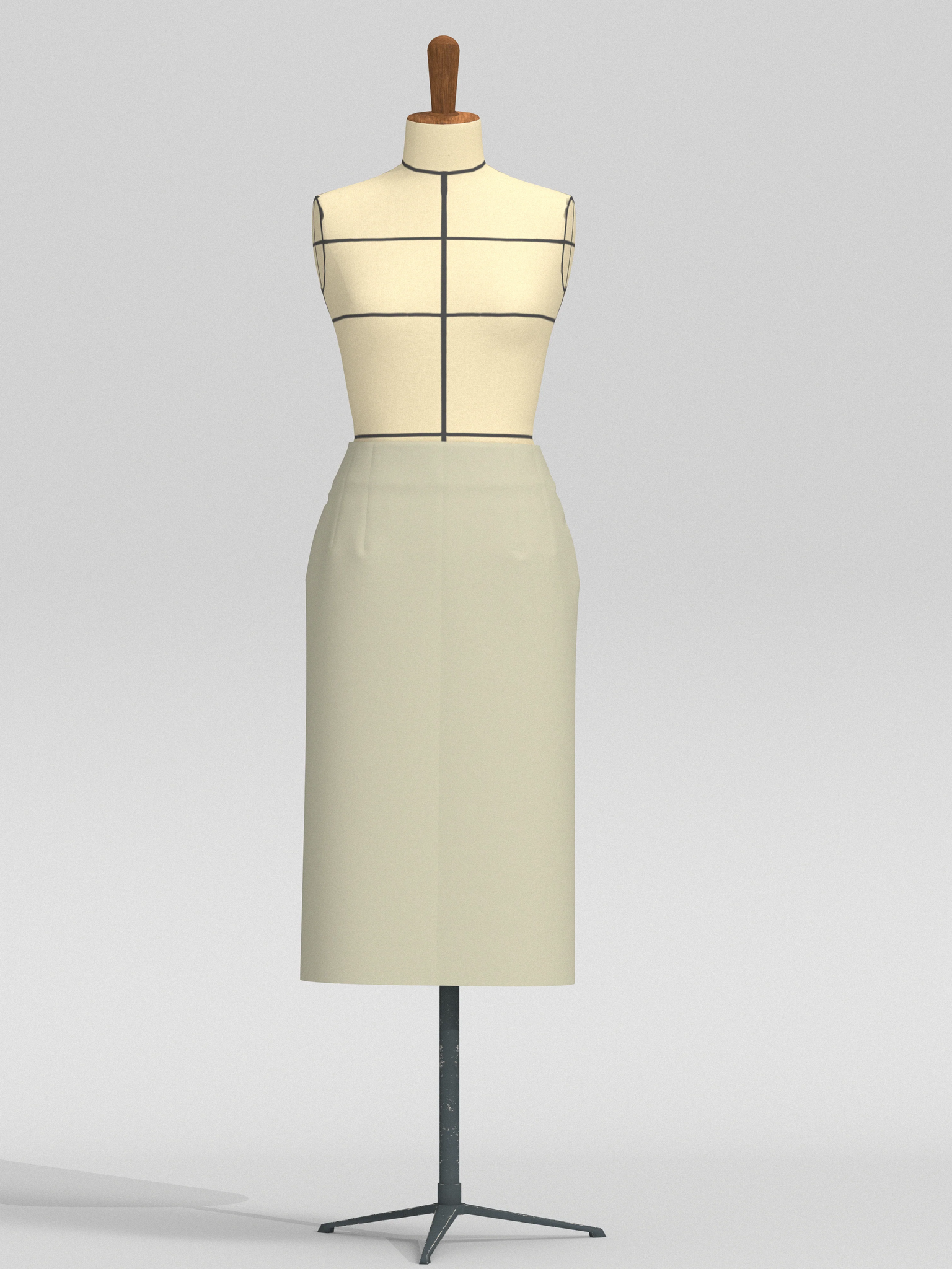 Pencil Skirt (L-3XL)