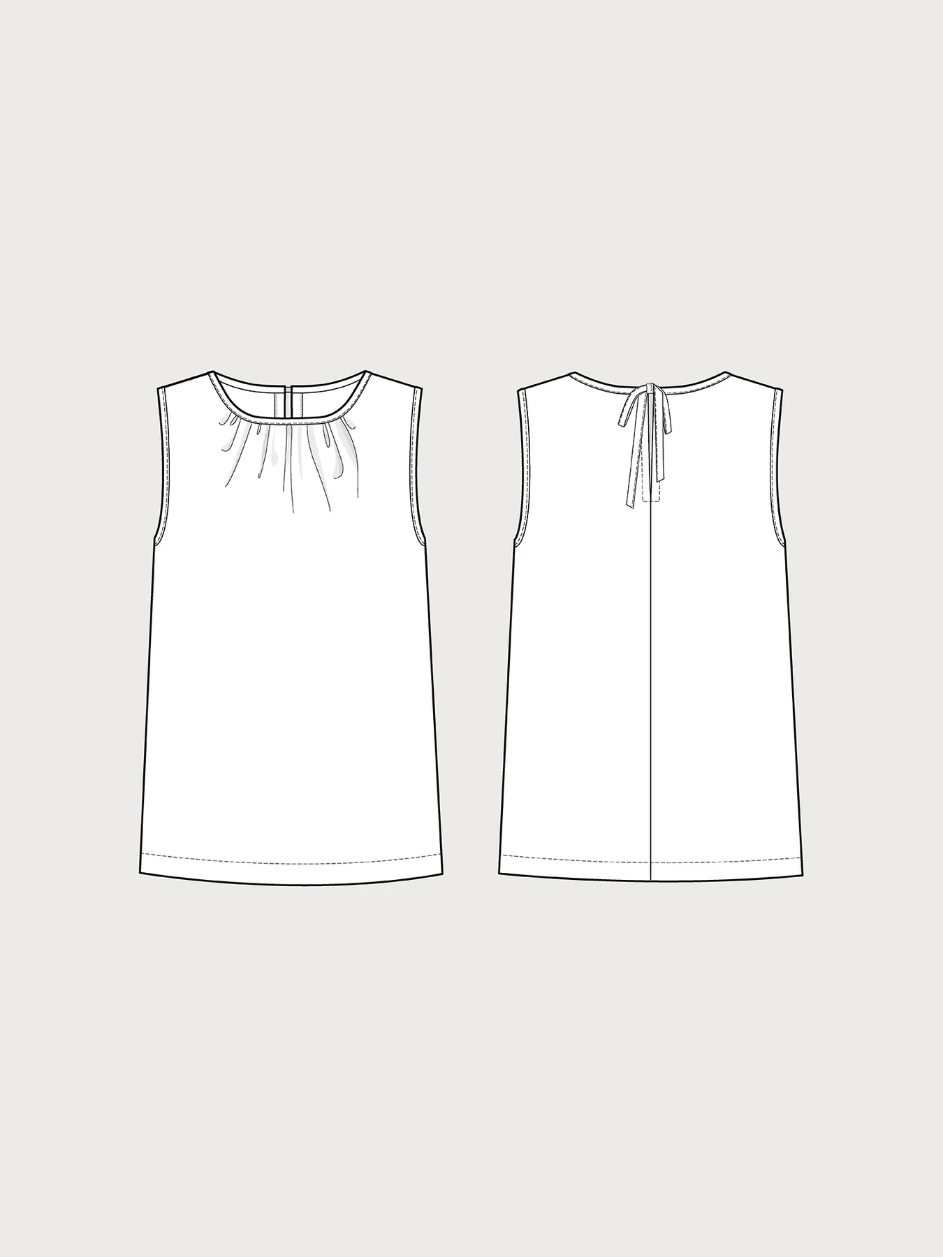 Drop Waist Dress (XS-L)
