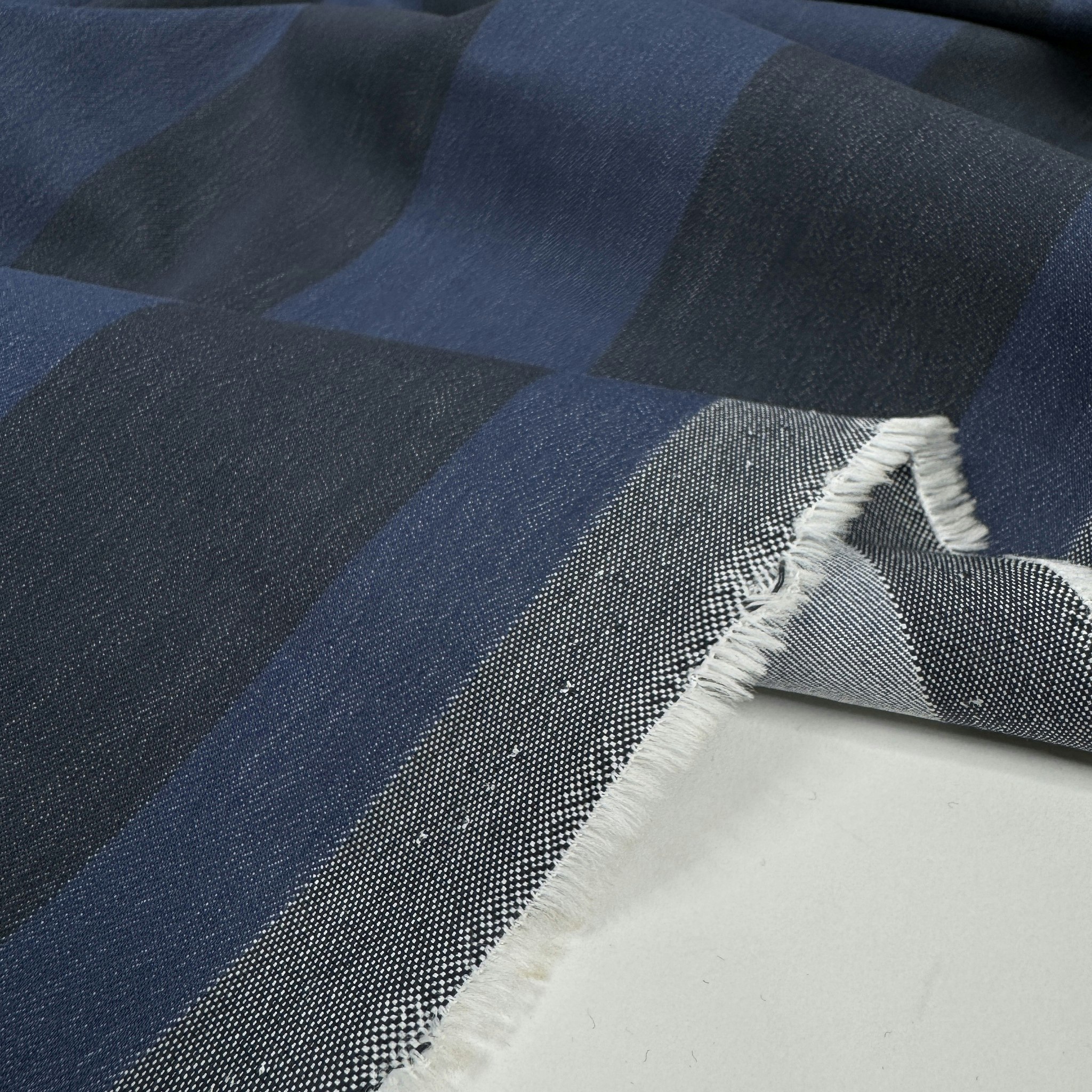 1,5m blockrand denim Escad*