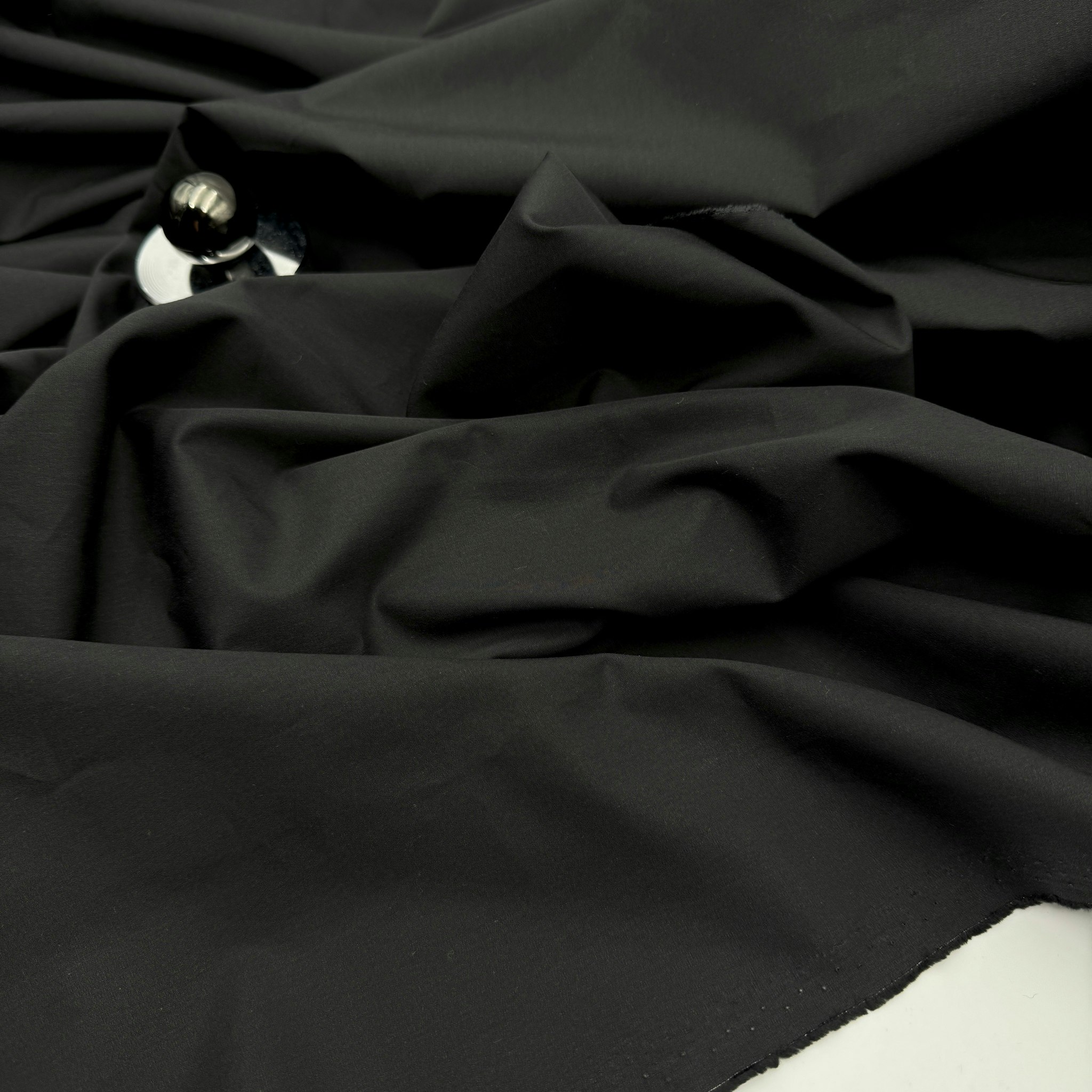 1,5m kraftigt poplin svart