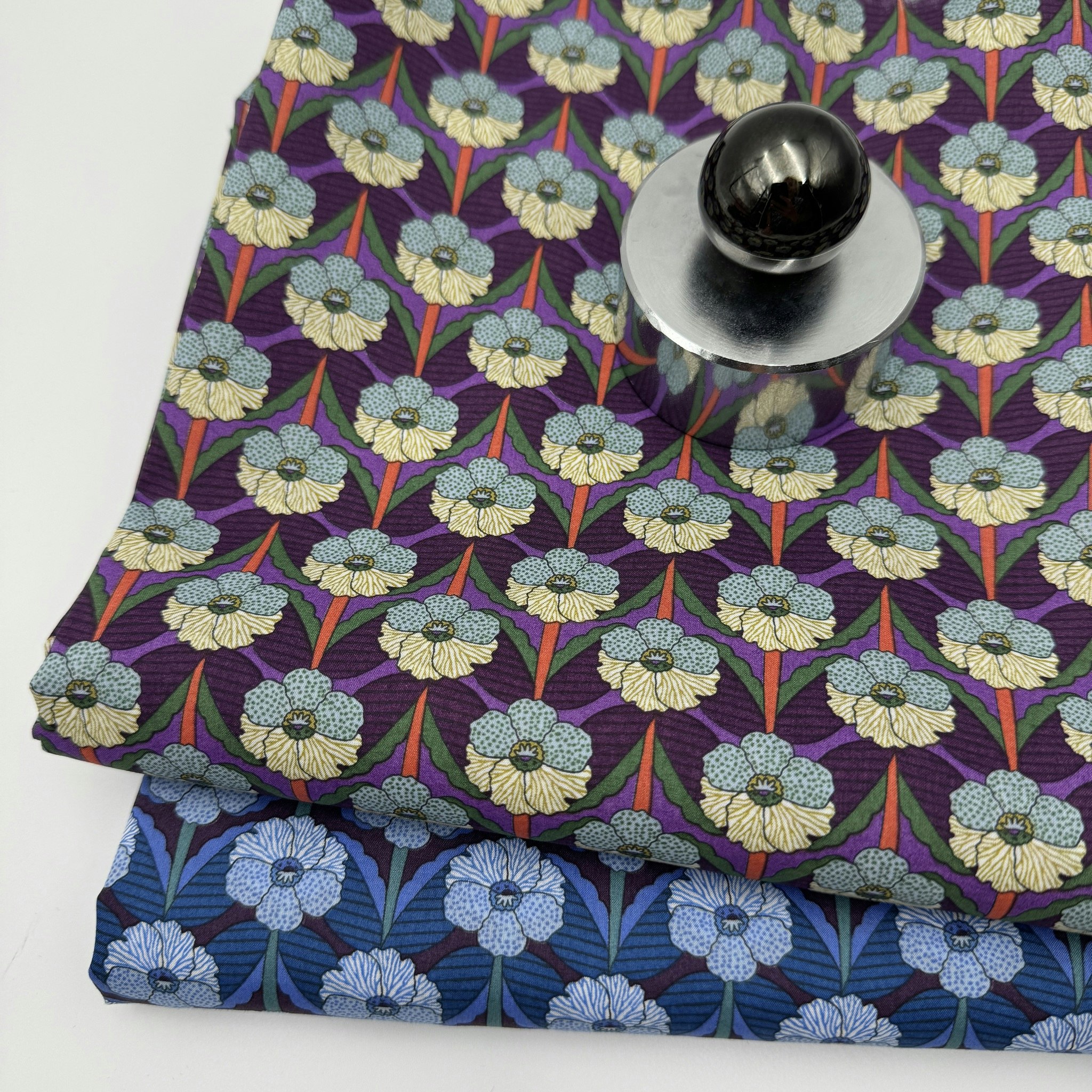 Liberty Tana lawn - Chevron blå
