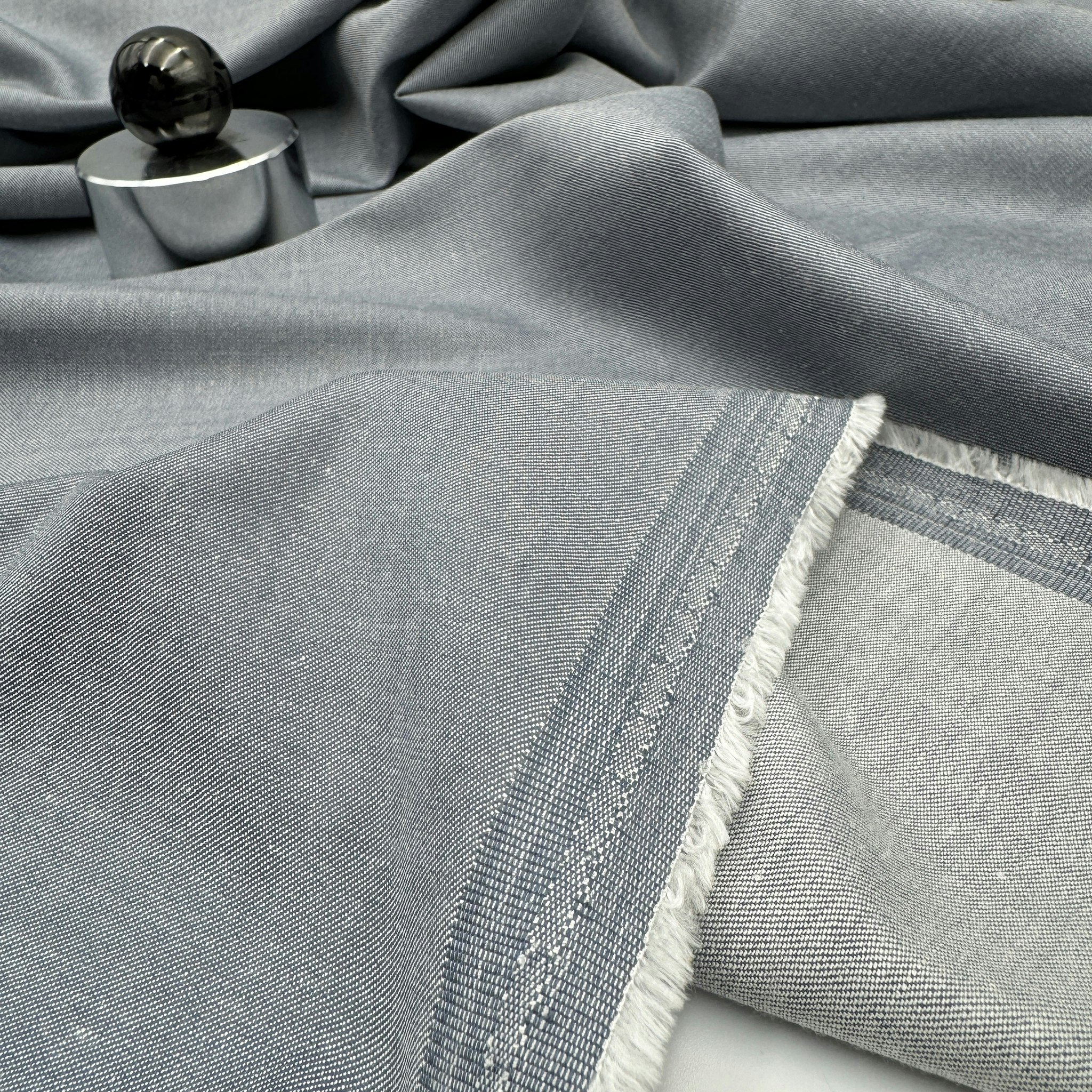 2,1m ull/viskos tunn denim