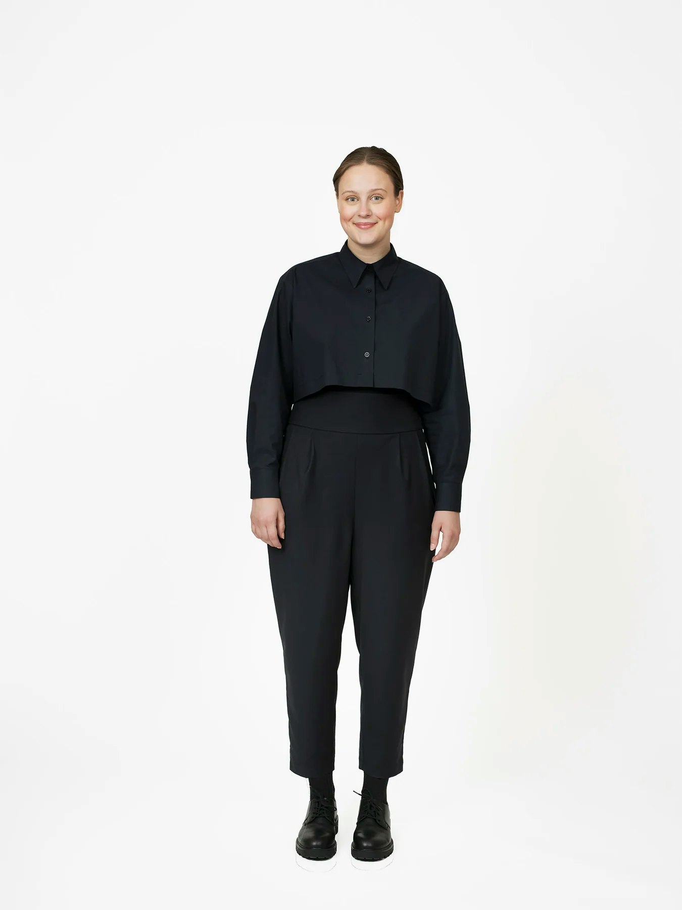 Pleated trousers L-3XL