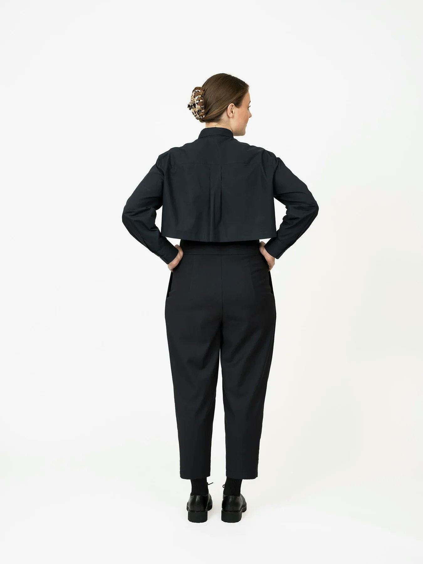 Pleated trousers L-3XL