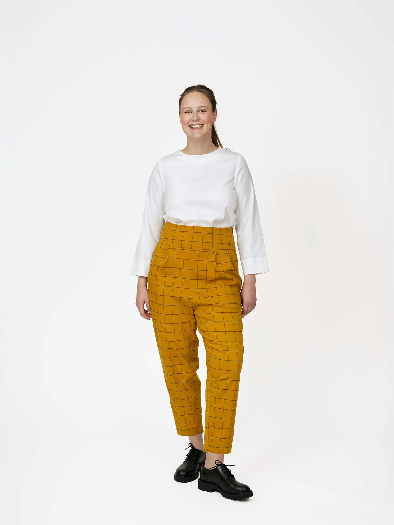 Pleated trousers L-3XL