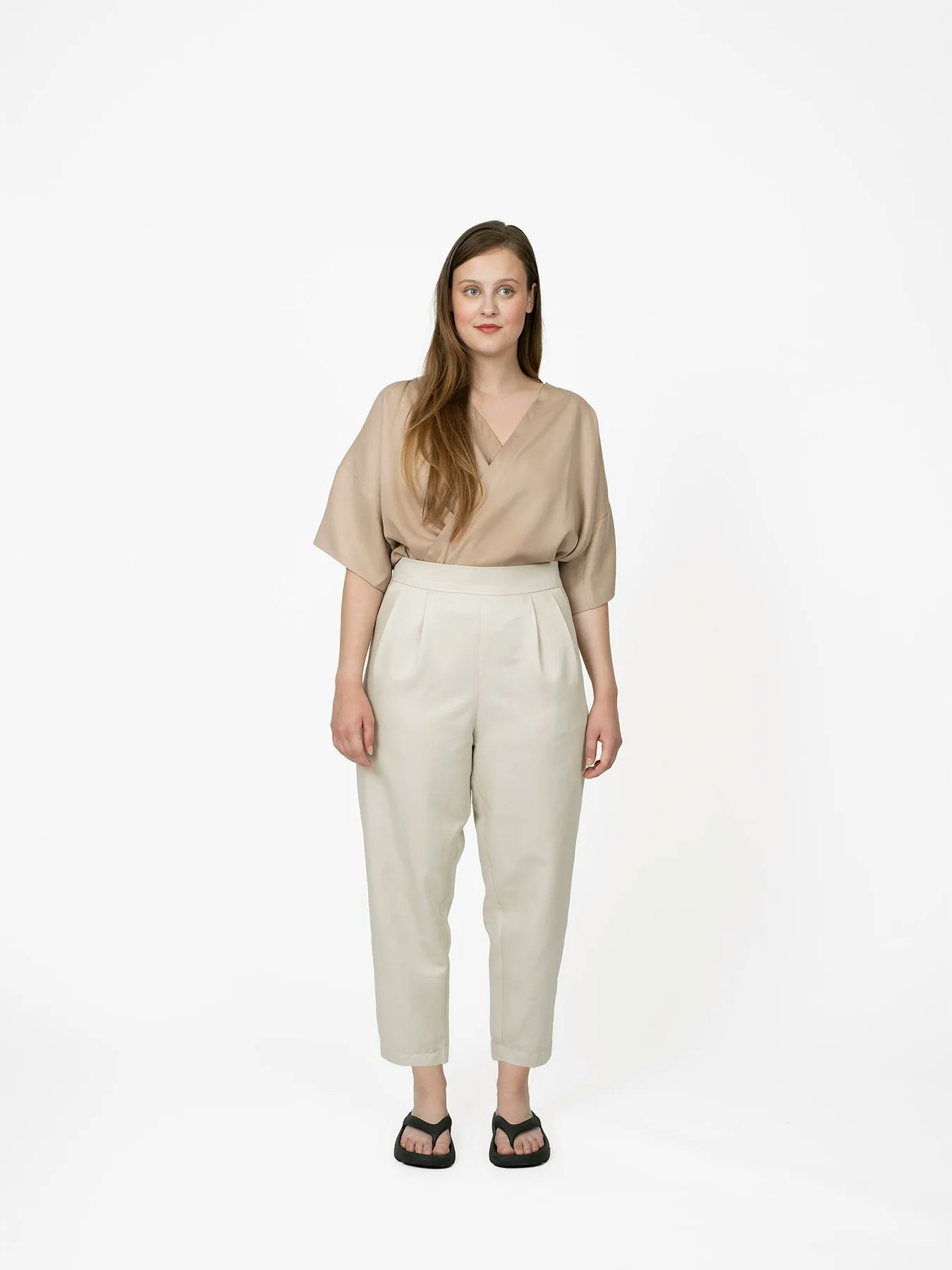 Pleated trousers L-3XL