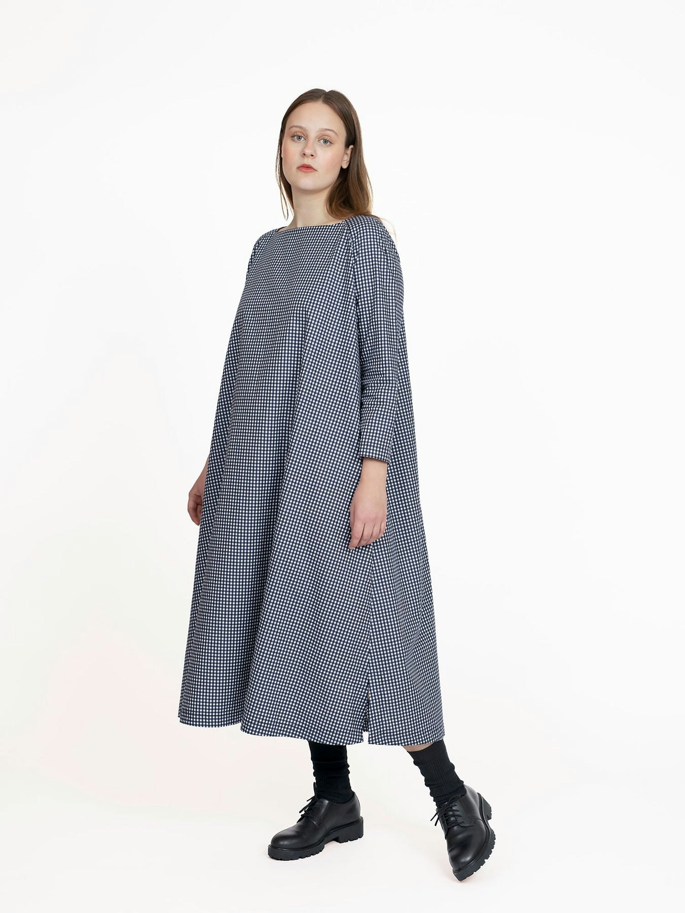 Square neck dress L-3XL