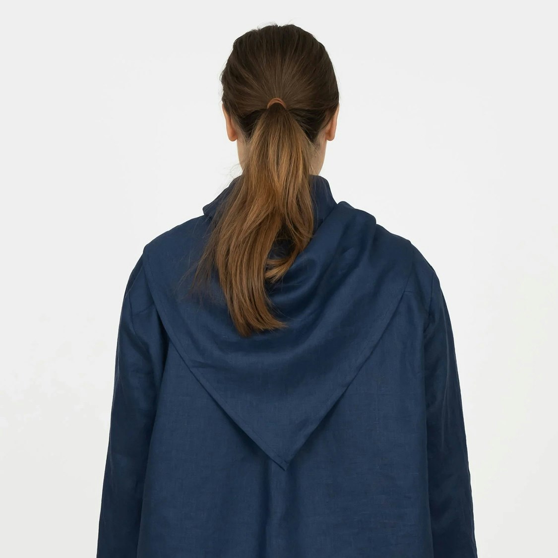 Scarf collar shirt XL-3XL