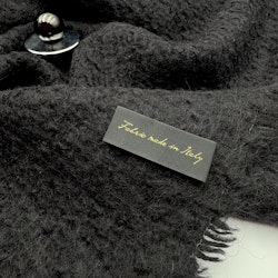 2,4m ullbouclé svart