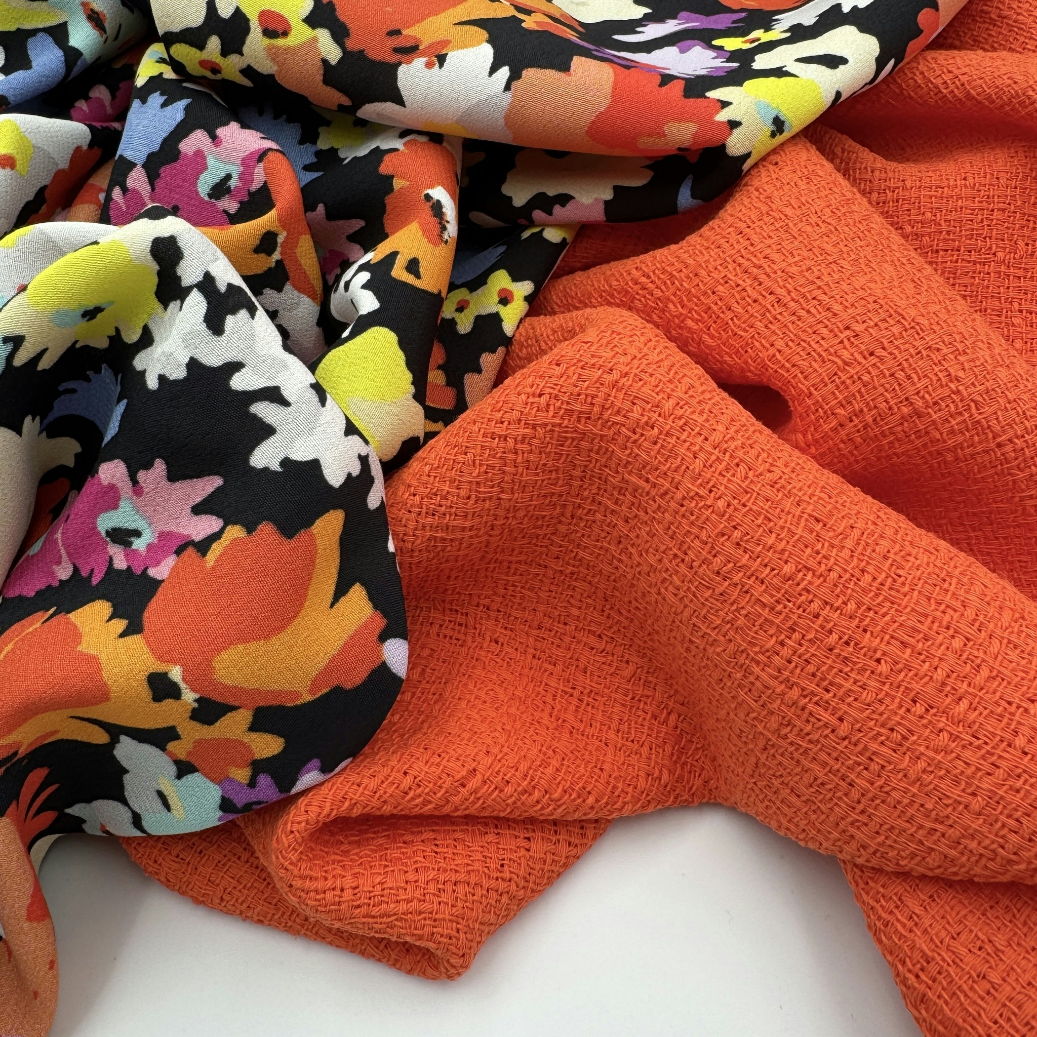 1,5m Bomullschanel orange Gucc*
