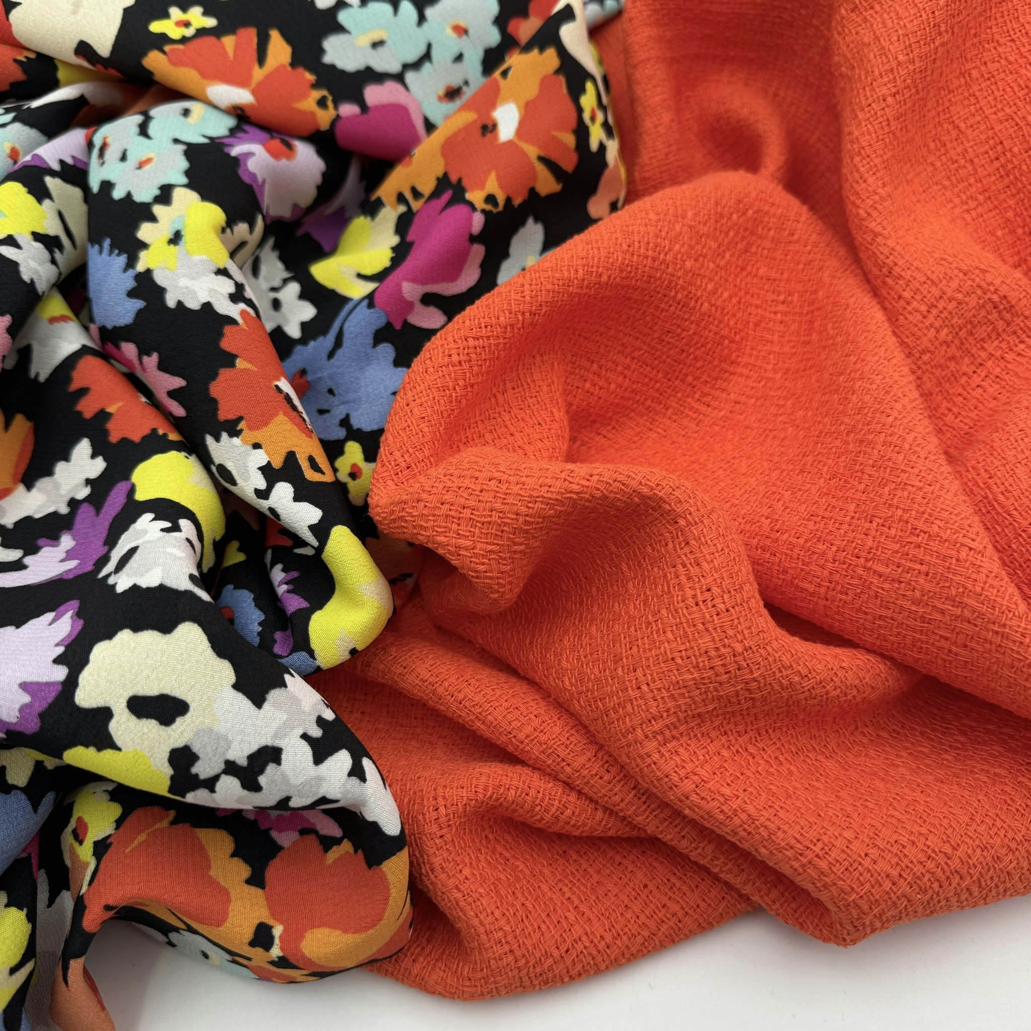 1,5m Bomullschanel orange Gucc*