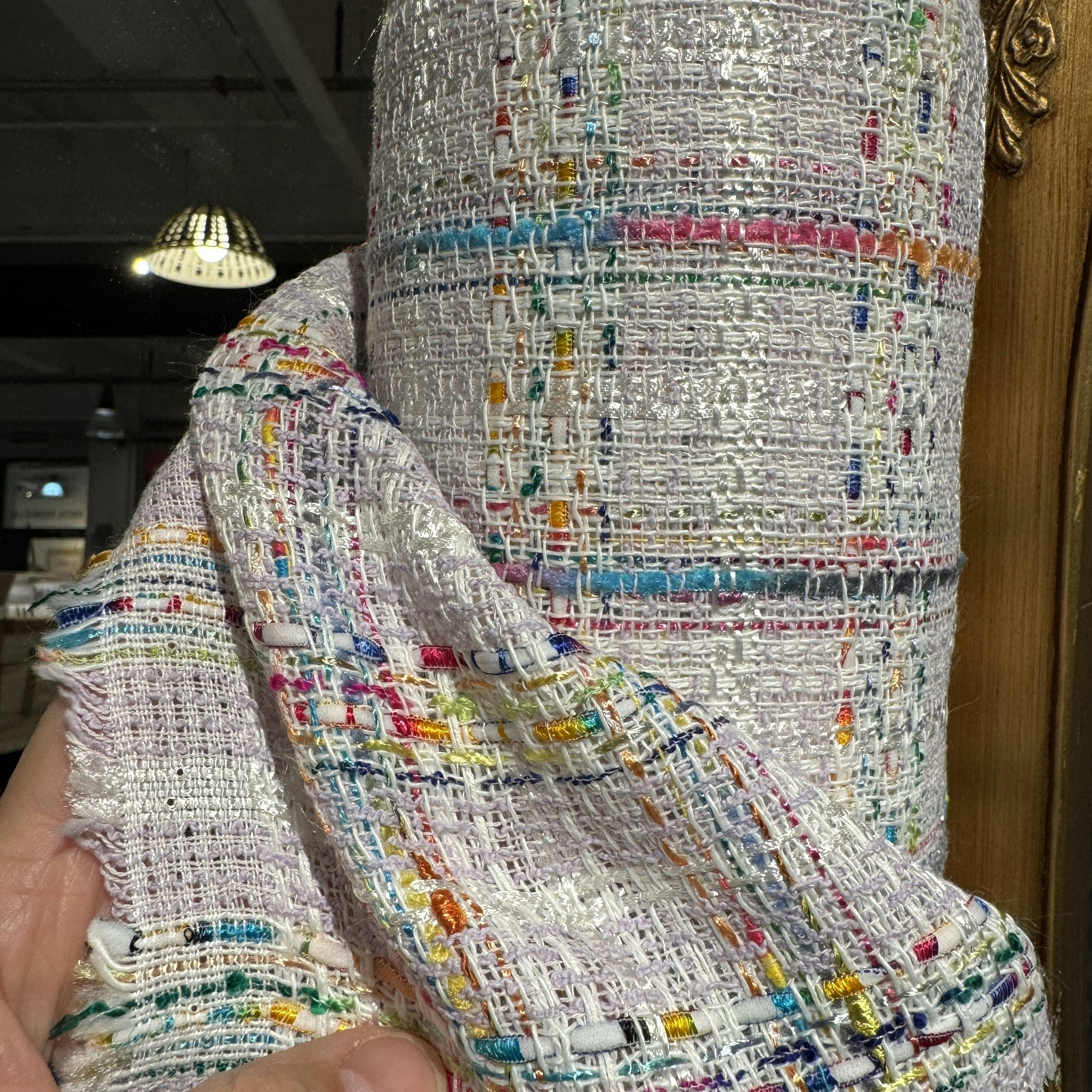 1,5m Bomullschanel Valentin* ljuslila