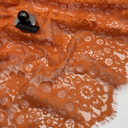1,5m bomullsspets orange Valentin*