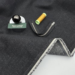 0,5m svart japansk denim Gucc*
