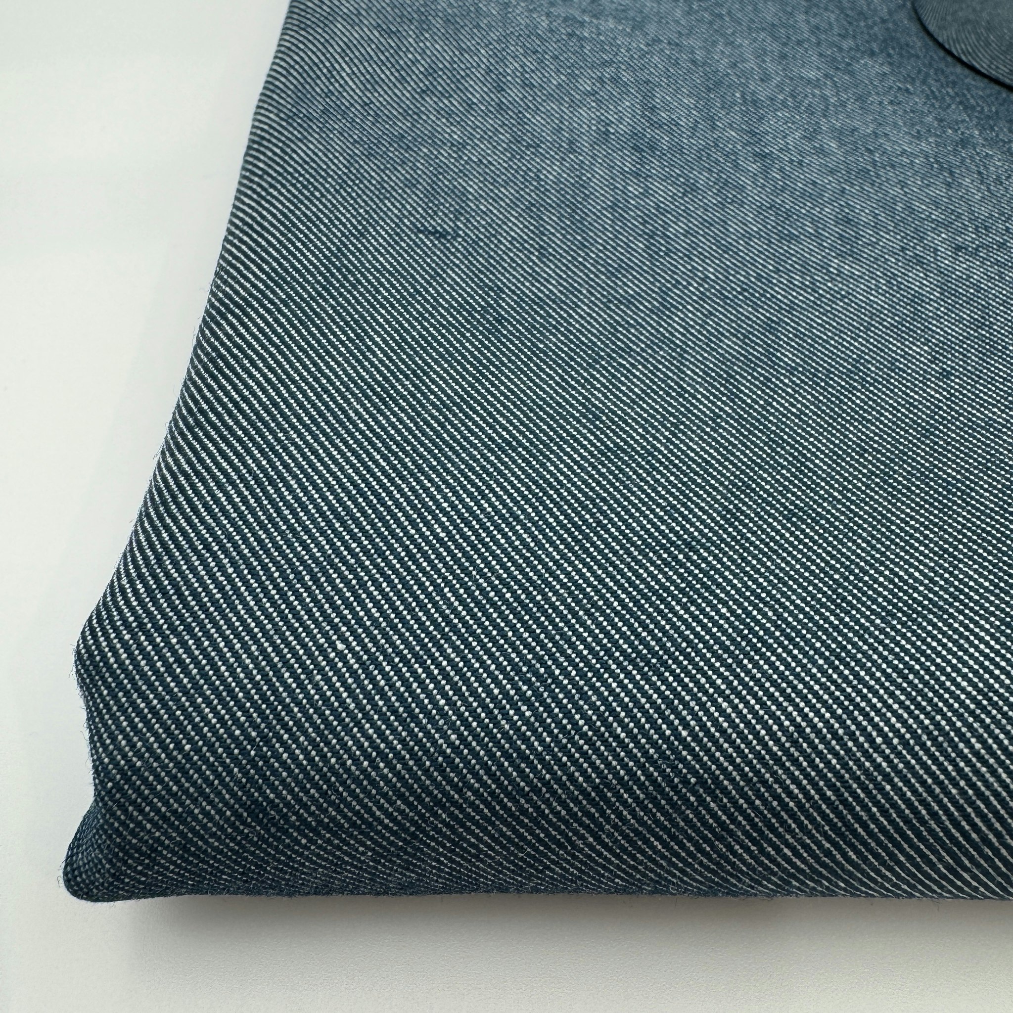 0,7m ull/bomullsdenim petrol Loro P****