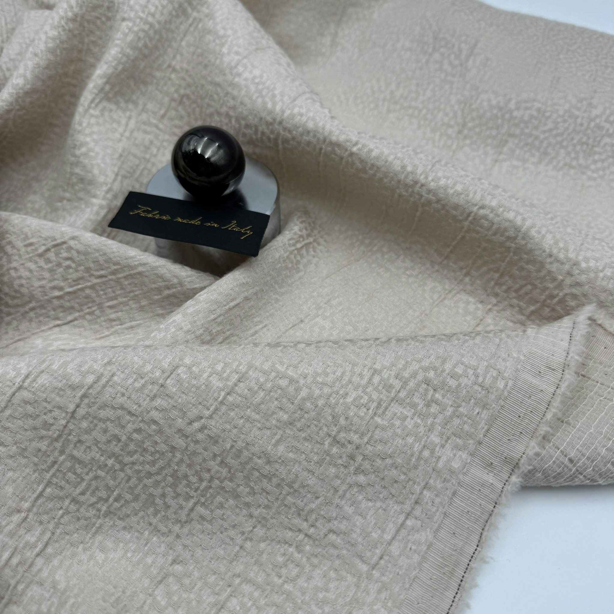 1,95m Ull/siden/viskos beige Cerrut*