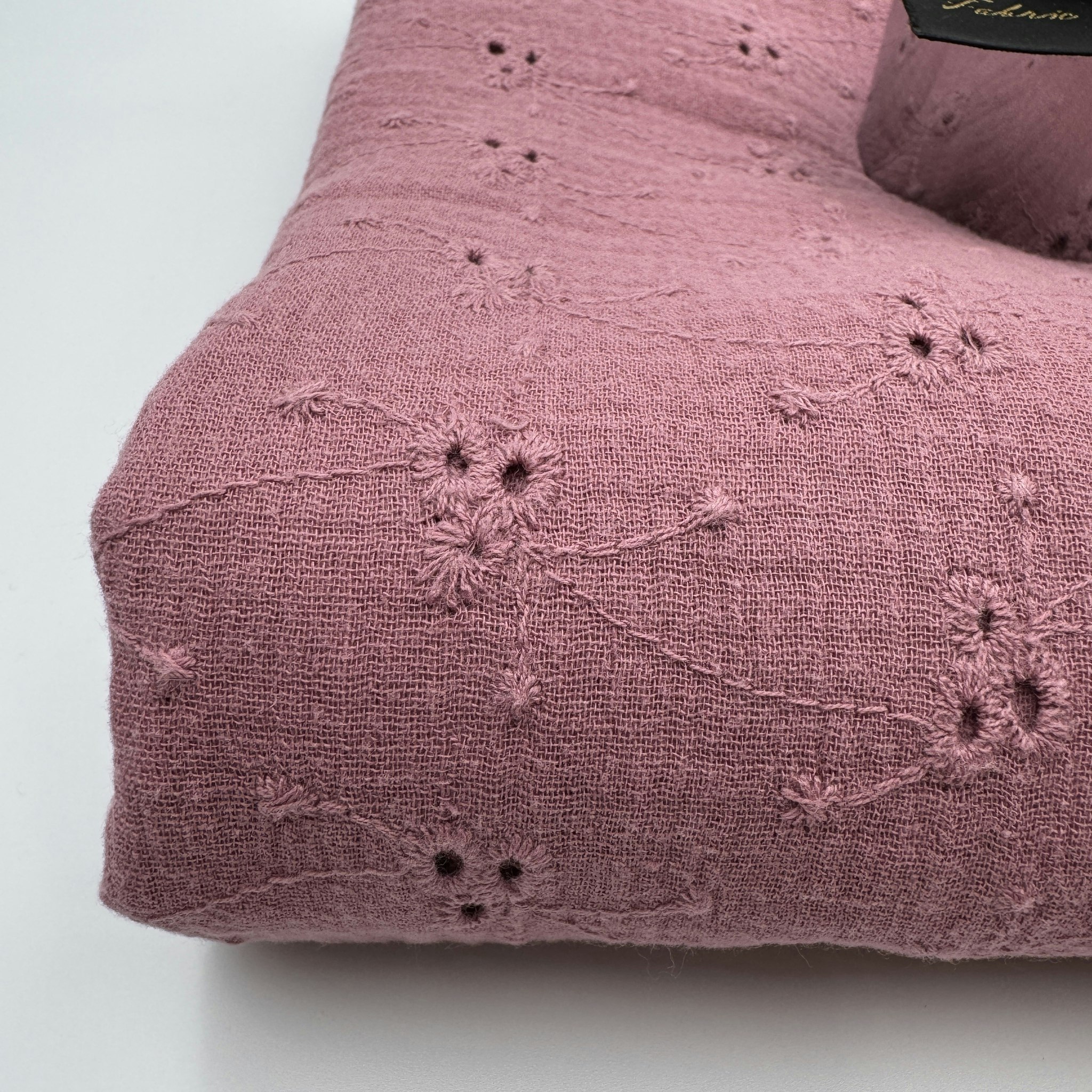 1,5m Bomullsmuslin brodyr ljungrosa