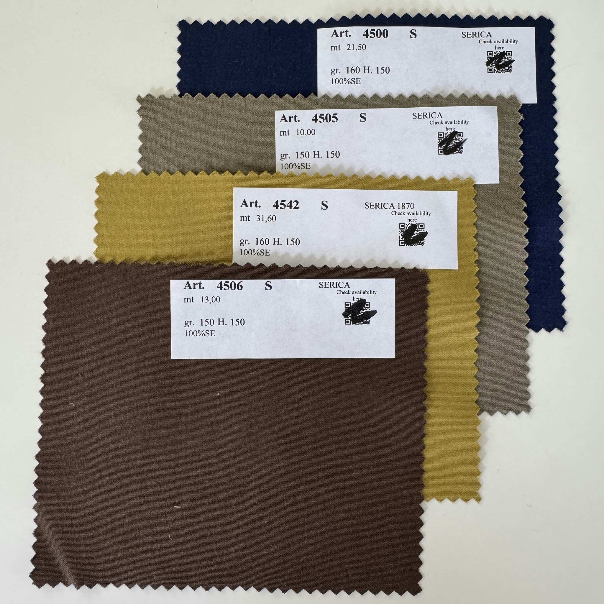 1,5m Siden khaki