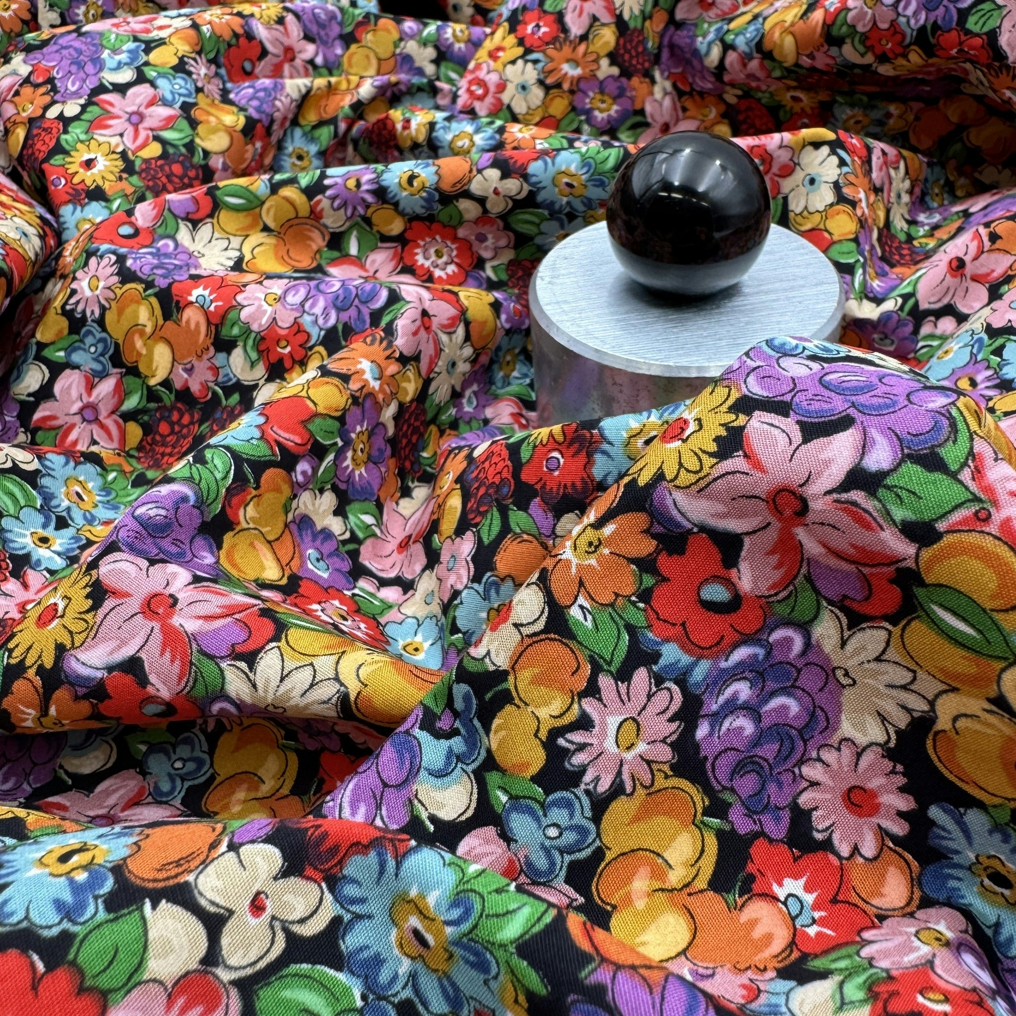 0,8m Bomull blommig Oscar de la R