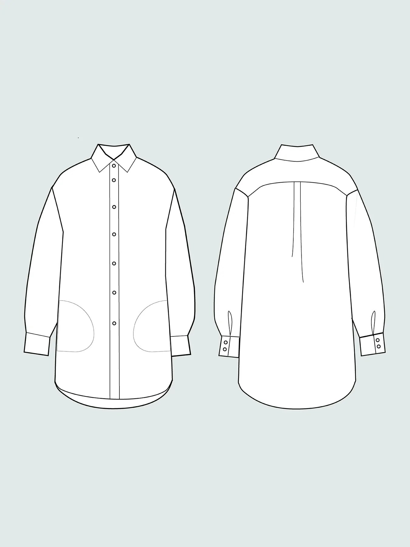 Oversized shirt (XS-3XL)