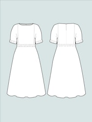 Cuff dress, XL-3XL