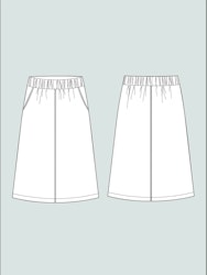 A-line midi skirt (XL-3XL)