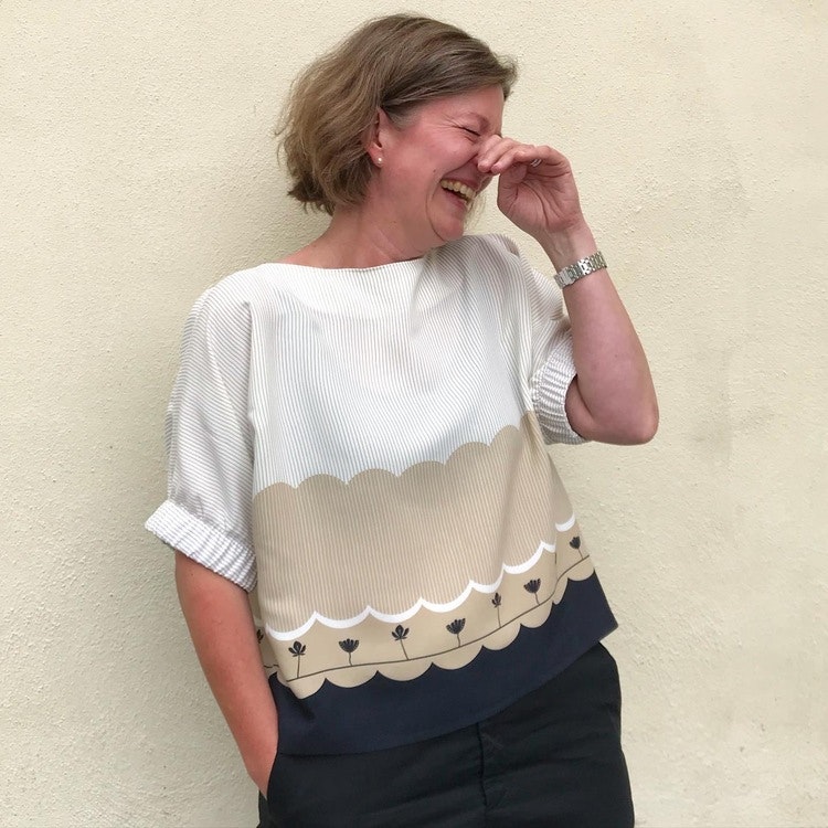 Cuff top, XL-4XL