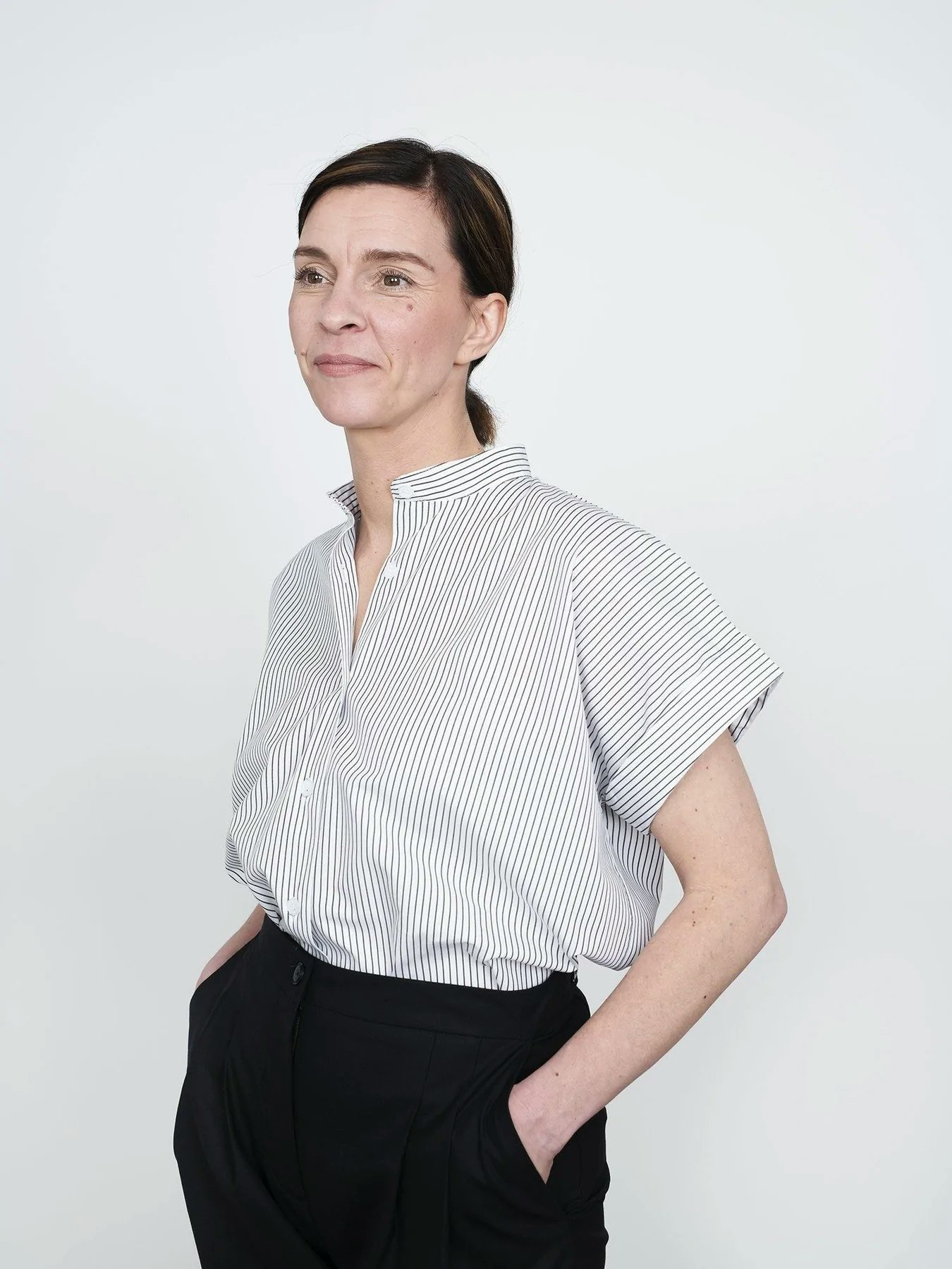 Cap sleeve shirt (XL-3XL)
