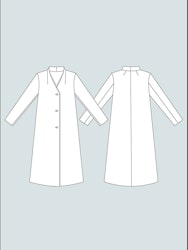 V-neck coat (XL-3XL)
