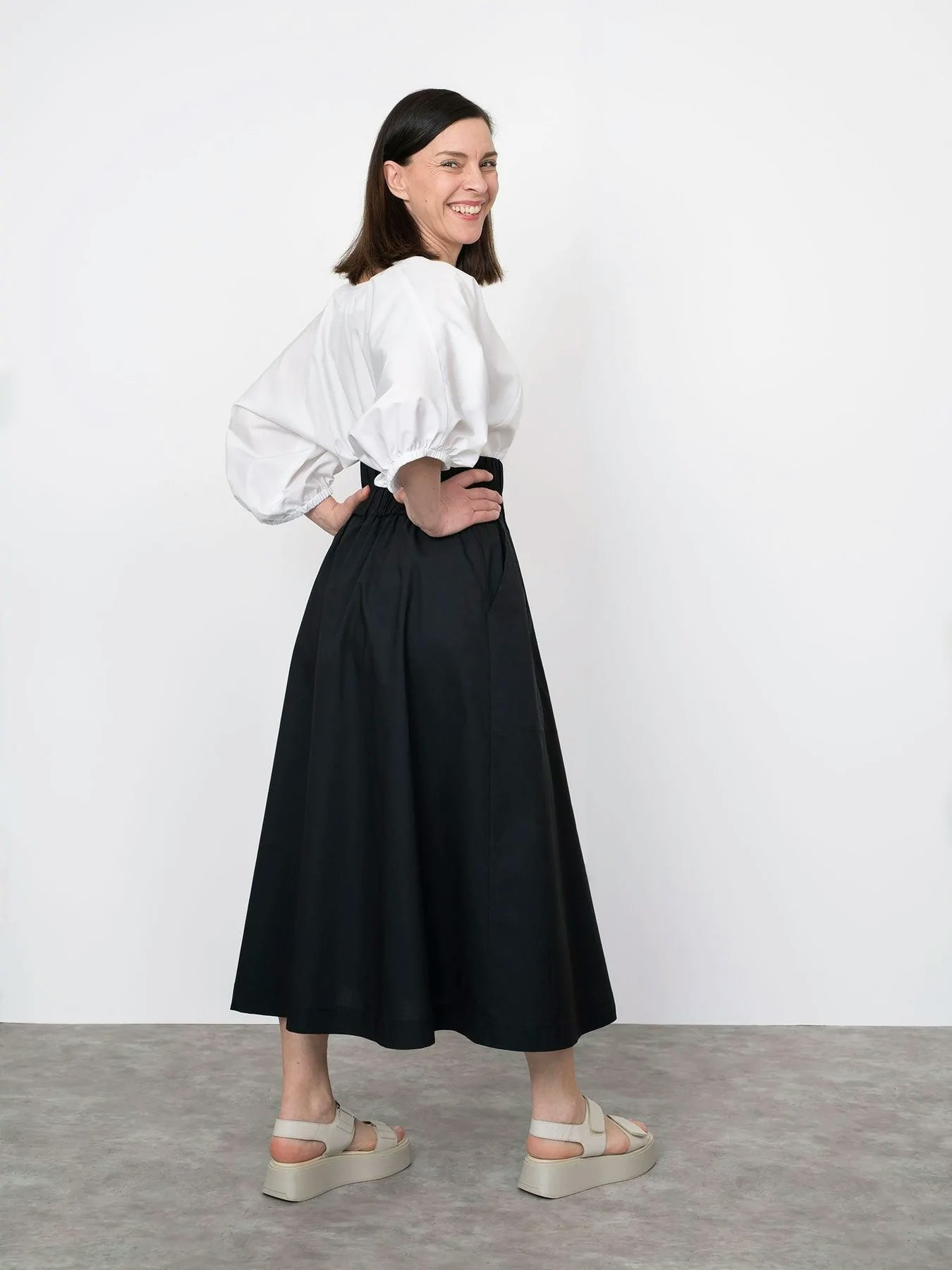 Kopia V-neck cuff top (XS-L)