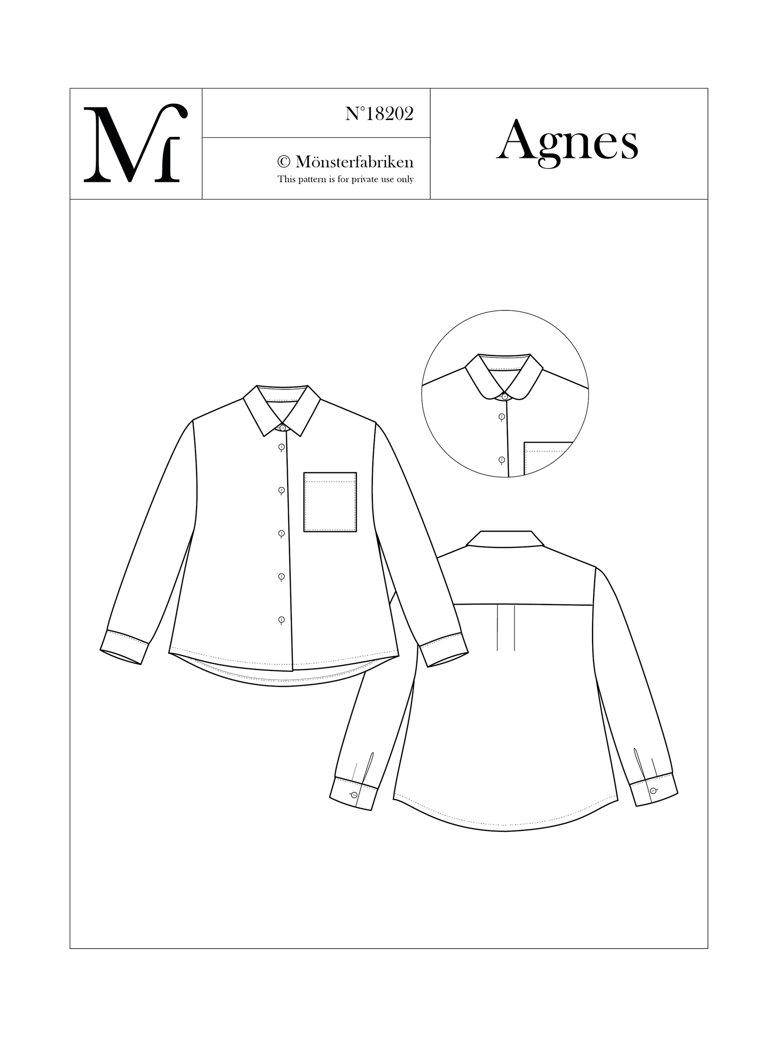 Agnes - skjortblus (1)