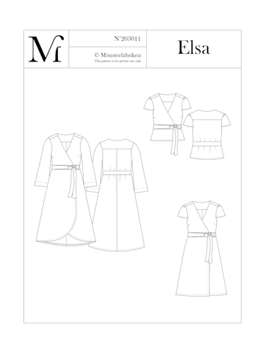 Elsa - omlottklänning (2)