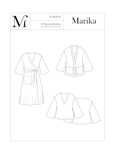 Marika - klänning/top/kaftan/kofta