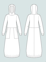 Hoodie dress (XS-L)